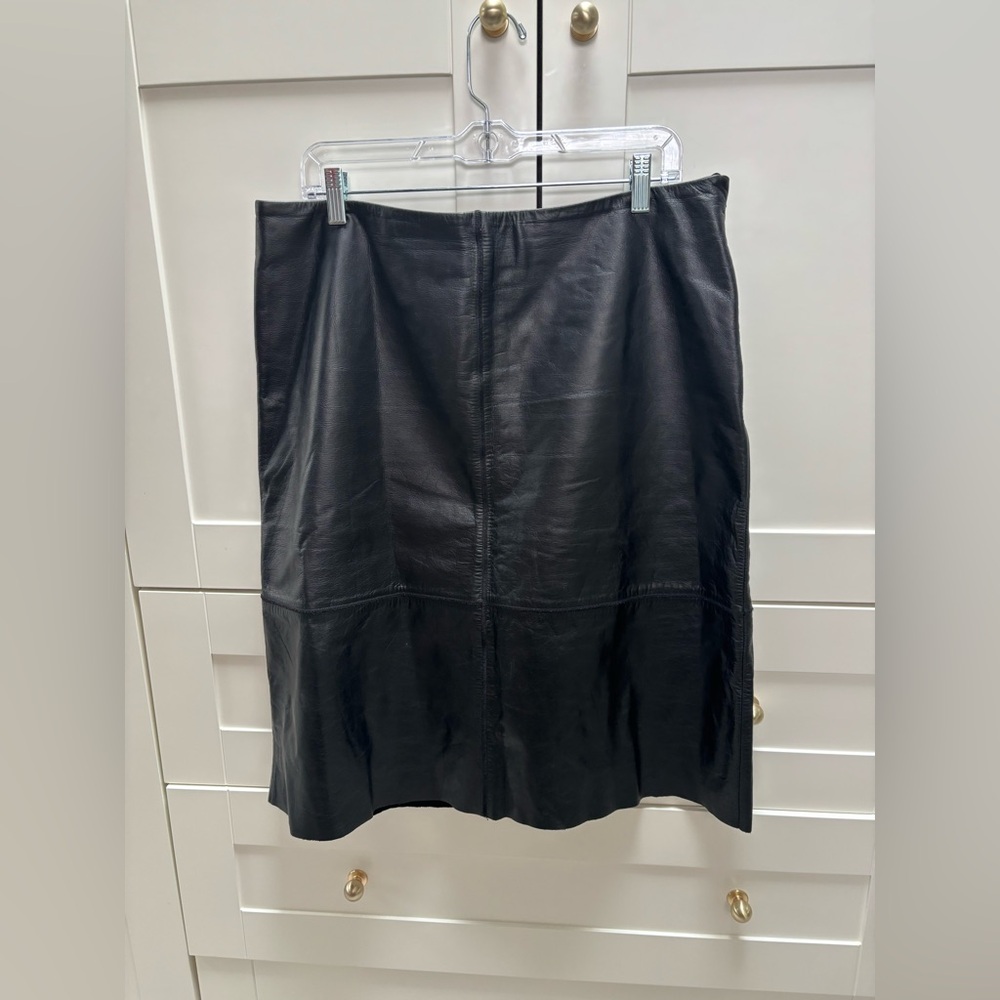 Vintage Nine West Leather Skirt